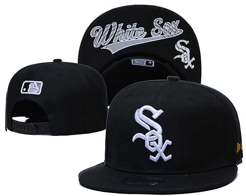 White Sox Team White Logo Black Adjustable Hat GS,We sell and wholesale White Sox Team White Logo Black Adjustable Hat GS on line form chian!